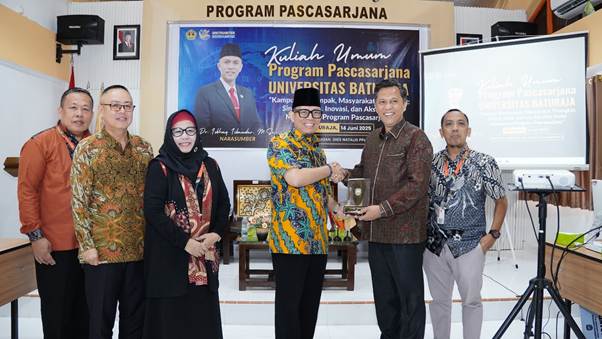 Kuliah Umum inspiratif kepada mahasiswa Pascasarjana Universitas Baturaja.